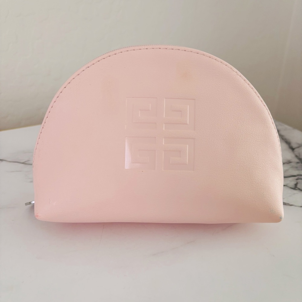 Givenchy Parfum Pink Dome Cosmeticβ Bag with Embossed Logo